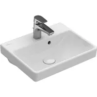 Villeroy & Boch Villeroy en boch Avento meubelwastafel 45x37cm 1 kraangat met overloop wit