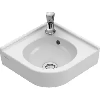 Villeroy & Boch O.Novo Hoekfontein 32x32x8,5 cm Wit Alpin