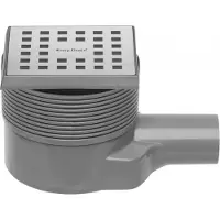 Easy drain Aqua quattro vloerput abs 10x10cm horizontaal Aqua-10x10-MSI6