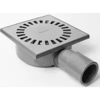 Easy drain Easydrain Aqua Compact vloerput abs 15x15cm horizontaal