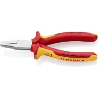 Knipex Platbuigtang VDE met meercomponentengrepen 160mm