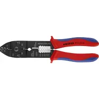 Knipex 97 21 215 B Krimptang Ongeïsoleerde open connectoren 0.5 tot 2.5 mm²