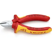 Knipex 70 06 125 Zijkniptang VDE Met facet 125 mm