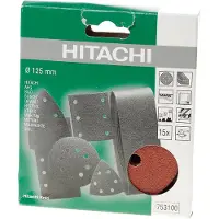 Hikoki schuurschijf 125mm set 15 stuks