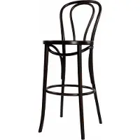 Fameg Vienna thonet no. 18 houten barkruk gebeitst 75 cm