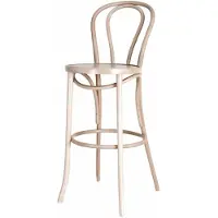 Fameg Vienna thonet no. 18 houten barkruk whitewash 75 cm