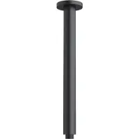 Blinq Wera douchearm plafond 30 cm. rond mat zwart