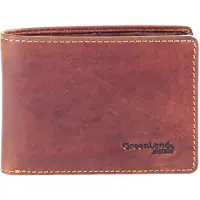 Greenland Rubin Portemonnee leer 10,5 cm braun