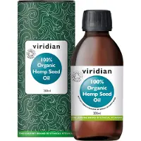 Viridian 100% Organic Hemp Seed Oil | 200 ml