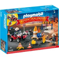 Playmobil Adventskalender interventie op de bouwwerf 9486