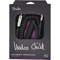 Fender Hendrix Voodoo Child Coil Cable Straight/Angle 30 Black