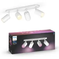 Philips Hue Fugato Opbouwspot White and Color - Wit - 4-spots