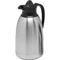 Cater-Profi isoleerkan thermoskan RVS zwarte schroefdop 1,5L rvs RVS Thermosfles