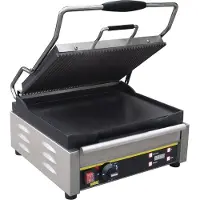 Buffalo grote contact grill enkel gegroefd/glad