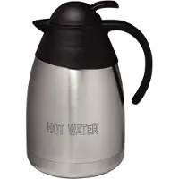 Olympia RVS isoleerkan, 'HOT WATER', 1,5ltr