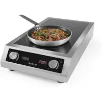 Hendi inductiekookplaat, 2 zones van 3500W, 400W