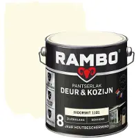 Rambo Pantserlak Deur&Kozijn Zijdeglans Dekkend Ivoorwit 1101 2,5 LTR