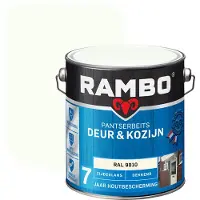 Rambo Pantserbeits Deur & Kozijn zijdeglans dekkend RAL9010 2,5 l