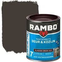 Rambo Pantserbeits Deur&Kozijn Zijdeglans Dekkend Klassiekbruin 1113 750 ML