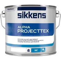 Sikkens Alpha Projecttex | Matte Muurverf 2,5 LTR - Donkere kleur|1