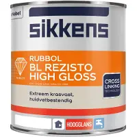 Sikkens Rubbol BL Rezisto High Gloss - Wit - 1L - Lak