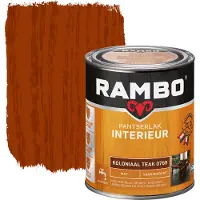 Rambo pantserlak interieur transparant mat koloniaal teak 750 ml