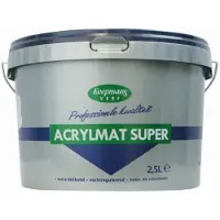 Koopmans Acrylmat Super | Matte Muur- & Gevelverf 2,5 LTR - Donkere kleur|1