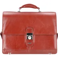 Alassio Aktentas 'Mocca' cognac