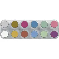 Adlibris - Water make-up - Palet P - Parelmoer - 12x2,5ml