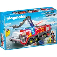 Playmobil City Action luchthavenbrandweerwagen met licht en geluid 5337