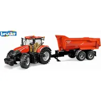 BRUDER Tractor met aanhangwagen Case IH Optum 300 CVX 1:16 03199