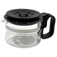 Wpro Aanpasbare kan voor filterkoffiezetapparaat - - UCF200 - 9 / 12 kopjes - schokbestendig glas, schroefdeksel