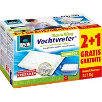 Bison 6313576 Vochtvreter Navulzak | Geurloos | 3 x 1 kg