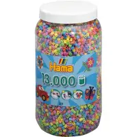 Hama - Midi - Pastel Mix, 13.000 pcs (211-50)
