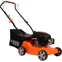 Kibani Benzine Grasmaaier - 94 cc / 2.1 pk 4-takt Motor †“ Maaibreedte 40 cm †“ 3 Instelbare Maaihoogtes - Incl. 40L Opvangbak