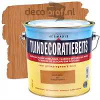 Hermadix Tuindecoratiebeits Transparant Oker Geel 762 2,5 LTR