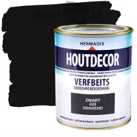 Hermadix Houtdecor Dekkend Zwart 620 750 ML