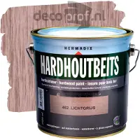 Hermadix Hardhoutbeits Lichtgrijs 2,5 LTR