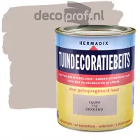 Hermadix Tuindecoratiebeits Dekkend Taupe 716 750 ML