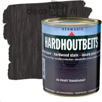 Hermadix Hardhoutbeits 465 zwart transparant 750 ml