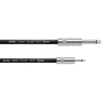 Cordial CPI2PZ Peak Minijack (3.5 mm TS) - jack (6.3 mm TS) mono m./m. - 200cm