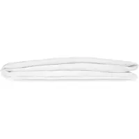 Kayori Topper Hoeslaken Shizu Wit (Percal)-80/90 x 200 cm