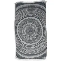 Kayori - Nobu - Hamamdoek - 100x180 - Bamboe - Antracite