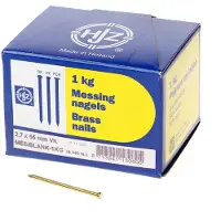 Bouwsales Messing nagels verloren kop 2.7 x 55mm 1kg