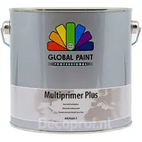 Global Paint PU Top Multiprimer | Grondverf Binnen & Buiten 2,5 LTR - Wit
