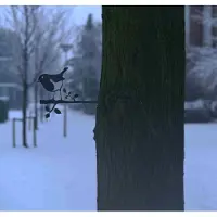 Birdwise tuindecoratie Roodborstje cortenstaal