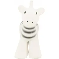 Tikiri Mijn Eerste Safaridiertje - Zebra - In Natuurlijk Rubber - Met Belletje - 0 Jaar