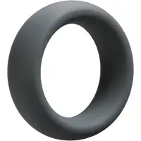 Doc Johnson OptiMALE Cockring grijs siliconen - 40mm