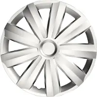 Carpoint Wieldoppen Venture 16 Inch Abs Zilver Set Van 4