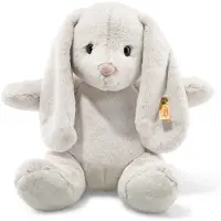 Steiff Kuscheltier - Hoppie Rabbit - 38 cm - Light Grey - - One Size - Kuscheltiere